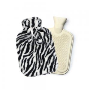 2L zebra hot water bottle plush 