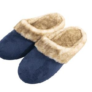 Customized Logo Indoor slippers Rubber Outsole Winter Home Flat Slipper Faux Fur Plush slippers