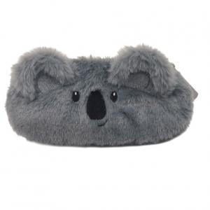 Cute Animal Custom Soft Plush Travel Makeup Bag Zipper Hand Bag 