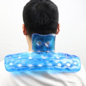 E shaped click heat pack for neck and shoulder 