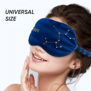 Factory Custom Soft Fleece Sleeping Eye Mask With Logo