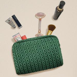 Factory Custom Waterproof Foldable Makeup Bag Pouch Skincare Cosmetic Travel Toiletry Bag Soft Large Case