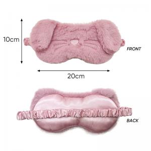 Factory Direct Sale Gift Rabbit Plush Eyemasks Sleeping Eye Mask