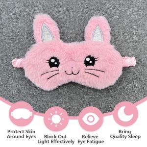 Fashionable Rabbit Plush Sleeping Eye Mask For Comfort