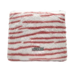 Flannel Waist Large Capacity Cosmetic Bag Travel Soft Comfortable Custom Makeup Bag