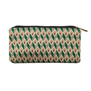 New Cute Makeup Brushes Storage Bag Travel Toiletry Bag Organizer Knit Checkered Cosmetic Bag
