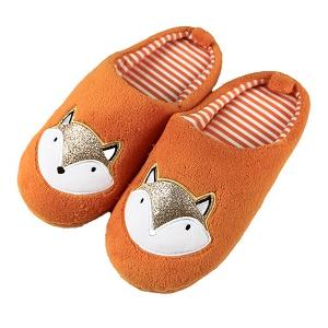 New Design Female Cute Cartoon Winter Warm Home Indoor Shoes Soft Plush Couple Anti-slip slippers