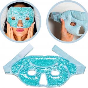 Reusable cooling gel ice pack for face therapy