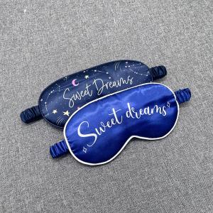 Satin Sleeping Eye Mask Comfortable Feeling For Relaxation