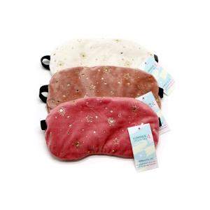 Velvet gold stamping eye mask microwave heat pack