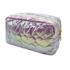 Wholesale New Arriving Travel Portable Cosmetic Bag Down Plaid Makeup Bag Quilted Embossed Lattice Clutch Bag