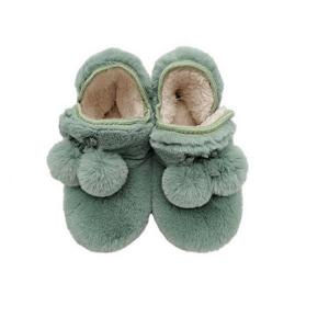 Winter Home Plush Slippers Lady Female Cute Cartoon Non-slip Warm Cotton Fur Slippers Indoor Floor Shoes