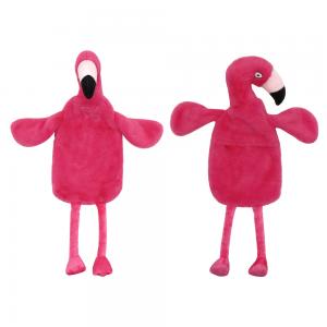 small hot water bottle 750ml flamingo